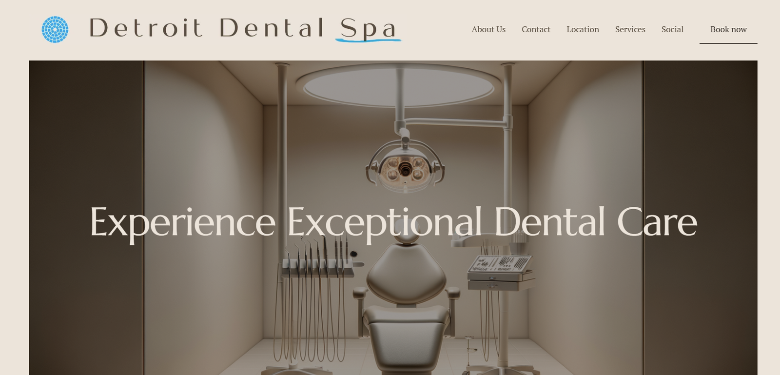 Detroit Dental Spa Shopify Store