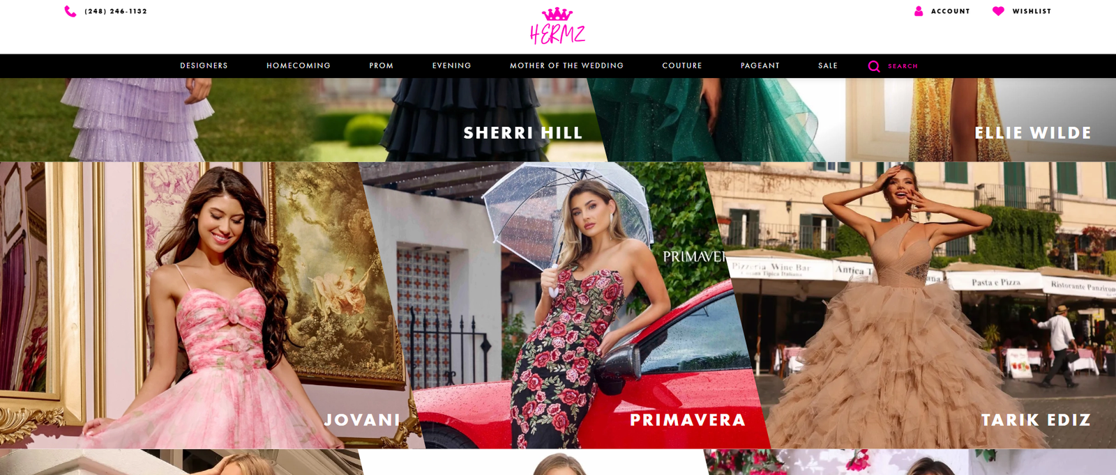 Hermz Luxury Shopify Store Showcase